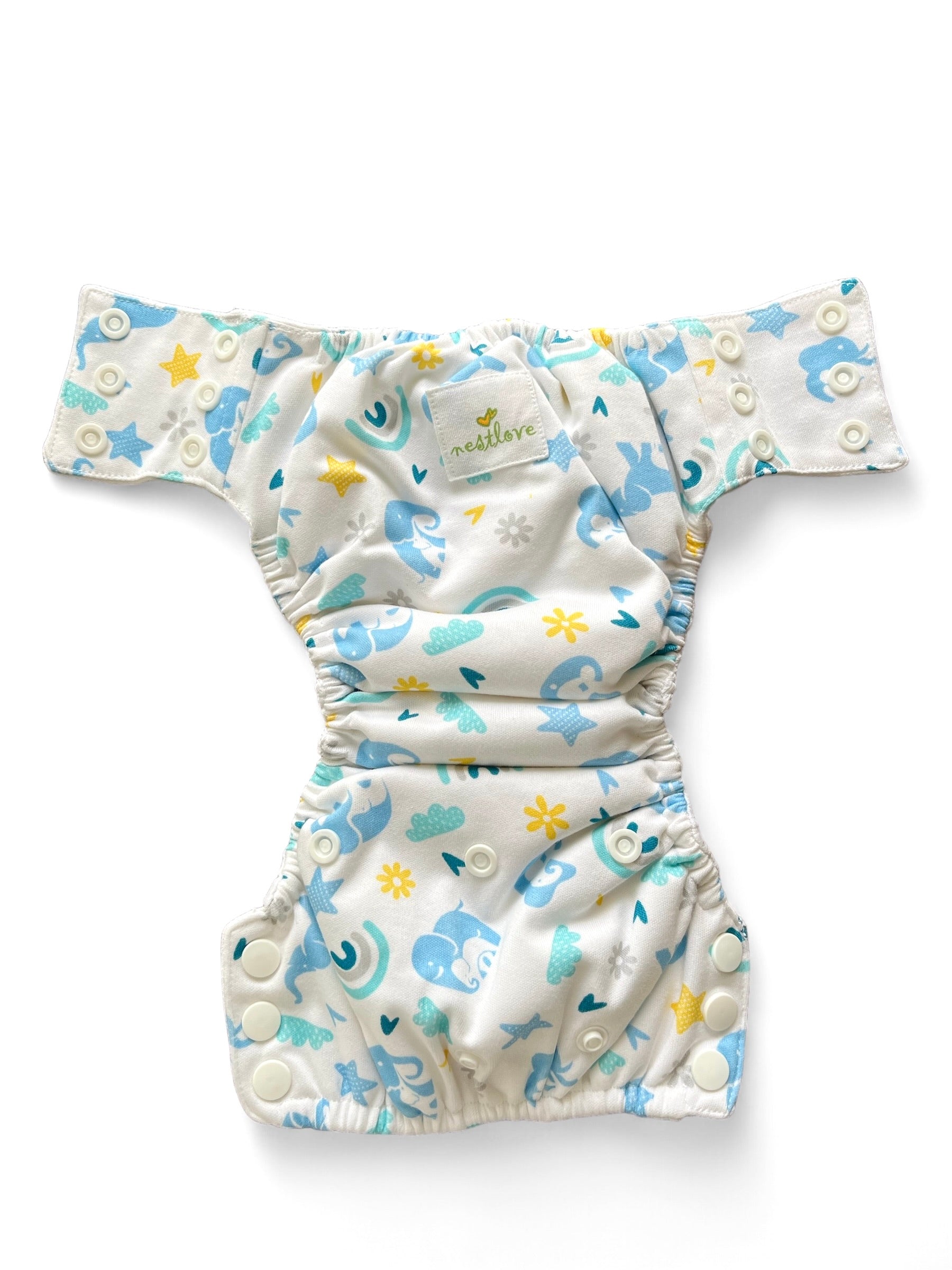 NestLove 100% Organic Cotton Reusable Cloth Diapers - Training Pants