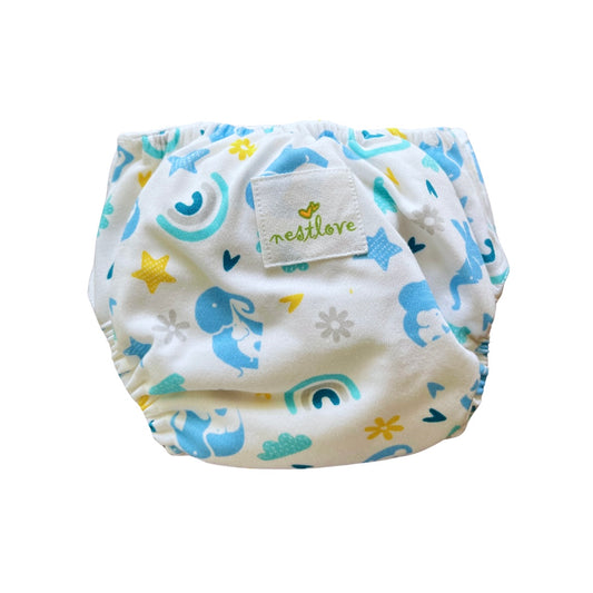 NestLove 100% Organic Cotton Reusable Cloth Diapers - Training Pants