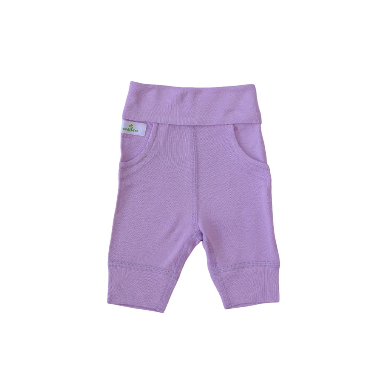 Nestlove Wide Waistband Unisex Baby Pant - 100% Bamboo